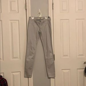 Silver mid-rise jeans